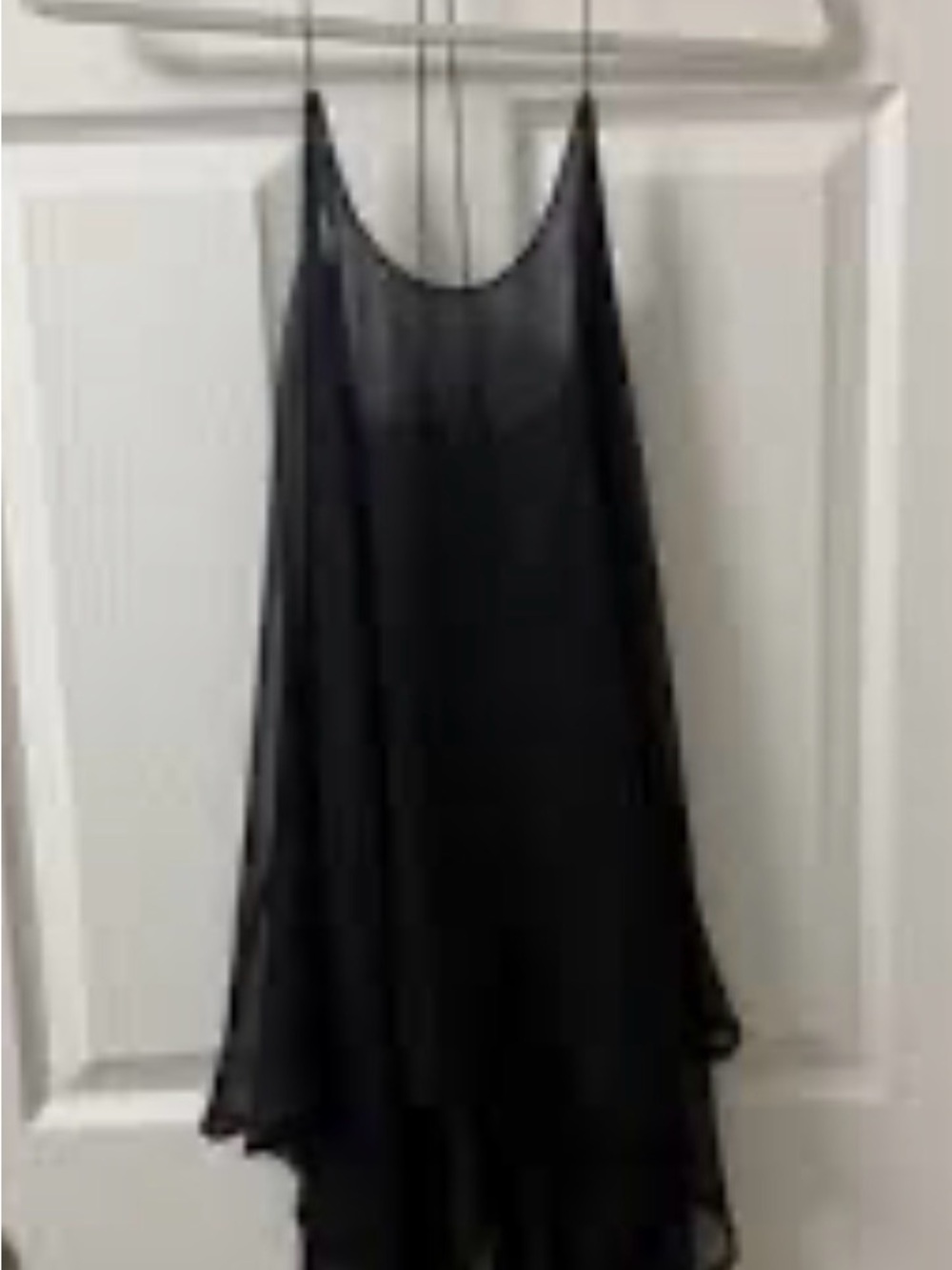 Guess Black Spaghetti Strap Layered Slip shirt
